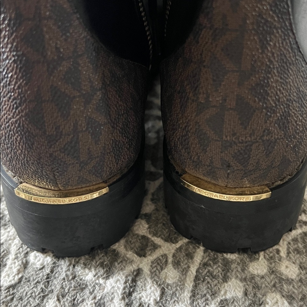 Michael kors Tatum logo leather kombat boots - Picture 7 of 12